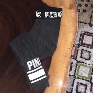 Grey leggings from pink